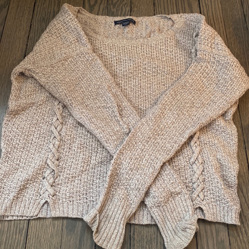 American eagle beige sweater